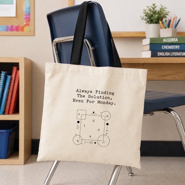Bolsa Tote Soluções de Matemática de Segunda-feira | Espírito (Criador carregado)