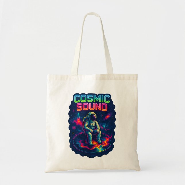 Bolsa Tote Som cósmico (Frente)