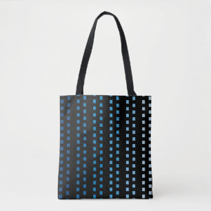Bolsa Tote Sombras de Azul com Cor de Fundo Alterável