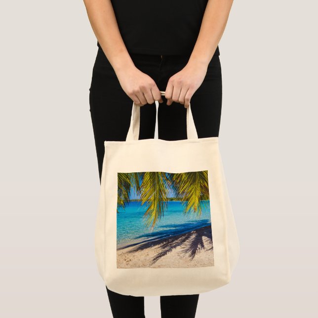 Bolsa Tote Sombras na praia (Frente (produto))