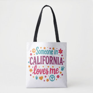 Bolsa Tote Someone in California Loves Me Funny Gifts