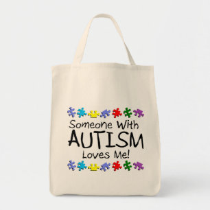 Bolsa Tote Somone com autismo ama-me (os PP)