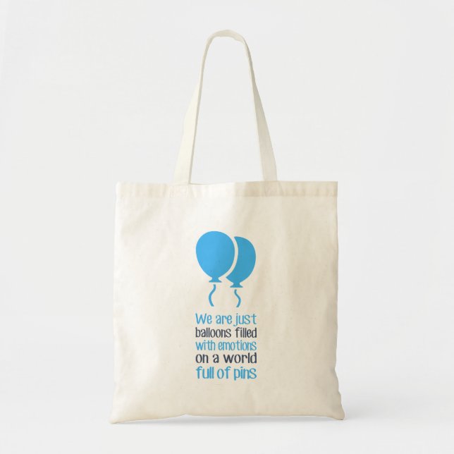 Bolsa Tote Somos apenas balões (Frente)