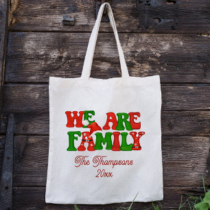 Bolsa Tote Somos Personalizados Familiares Natal 2023 Persona