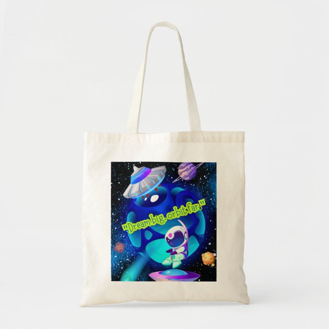 BOLSA TOTE SONHANDO ÓRBITA DISTANTE  (Frente)