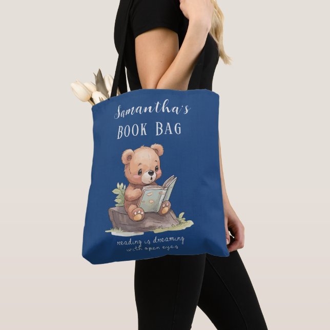 Bolsa Tote Sonhe com olhos abertos personalizados (Close Up)