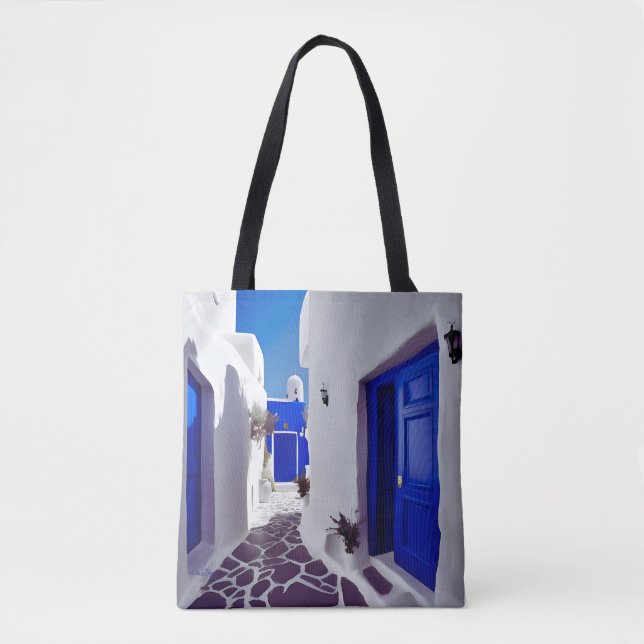Bolsa Tote Sonho Com Mykonos (Frente)