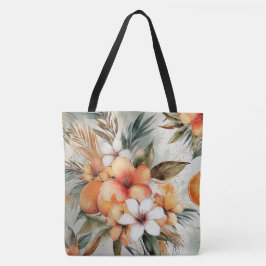 Bolsa Tote Sonho De Sangue E Citros Tropicais - Cana-De-Água