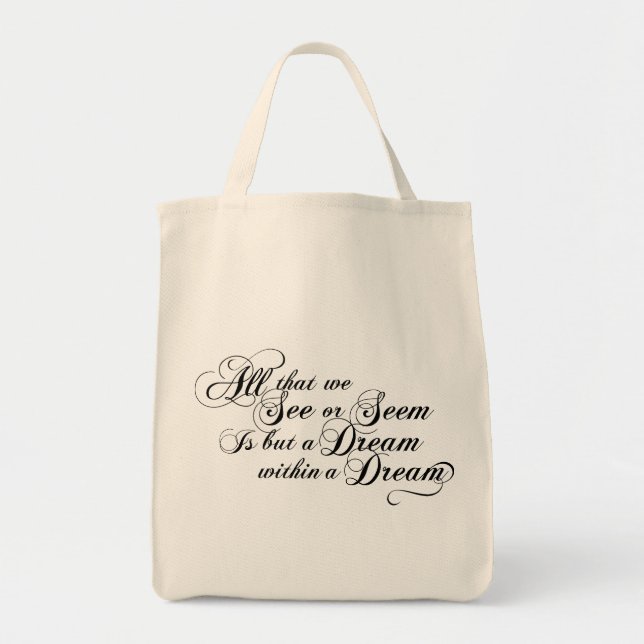 Bolsa Tote Sonho Dentro de Um Sonho (Frente)