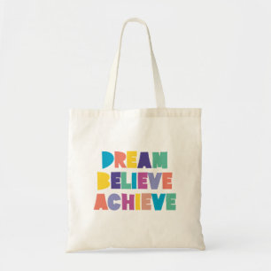 Bolsa Tote Sonho Inspirador Acredite e Alcance