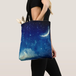 BOLSA TOTE SONHOS AO LUAR | CELESTE PERSONALIZADA
