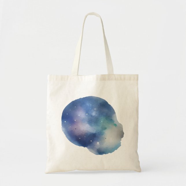 Bolsa Tote Sonhos Celestiais: Uma Exploração De Aquarela (Frente)