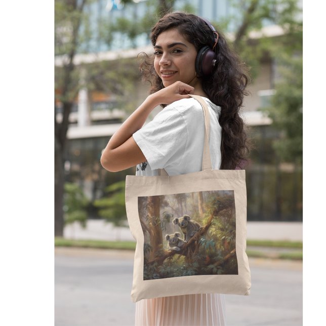 Bolsa Tote Sonhos da Floresta de Koala (Criador carregado)