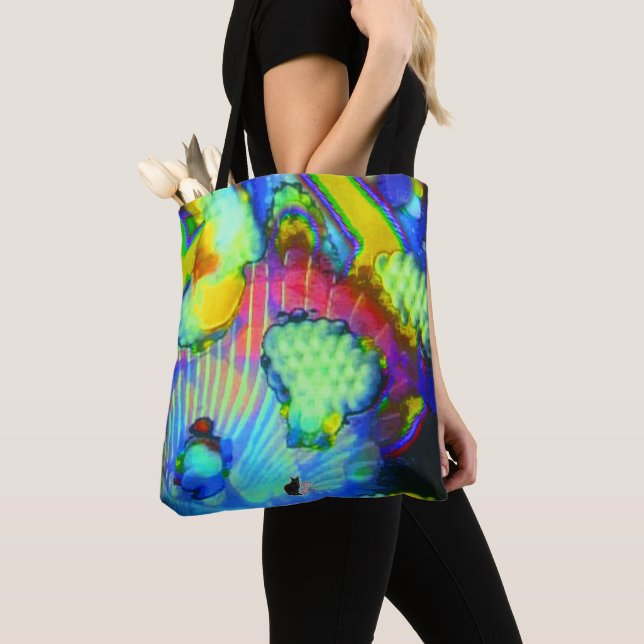 Bolsa Tote Sonhos Flutuantes (Close Up)