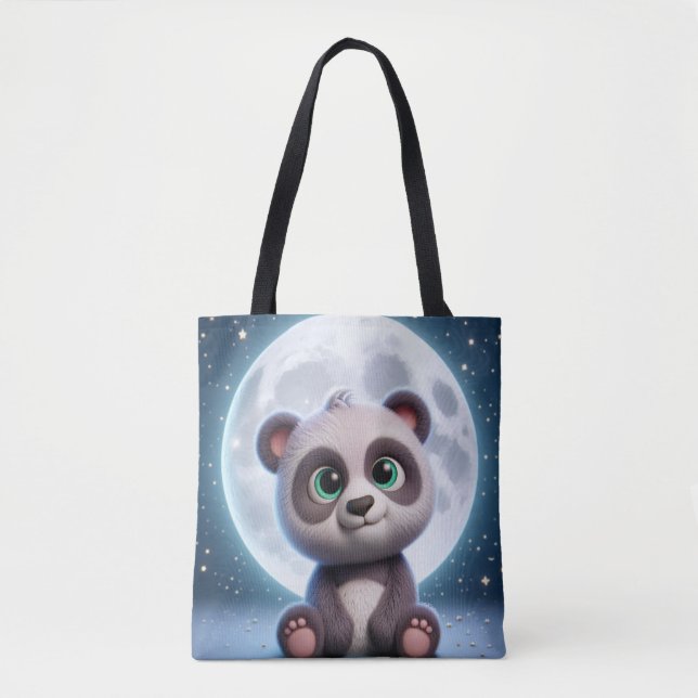 Bolsa Tote Sonhos Moonlit Panda (Frente)