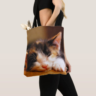 Bolsa Tote Sono pequeno do gatinho
