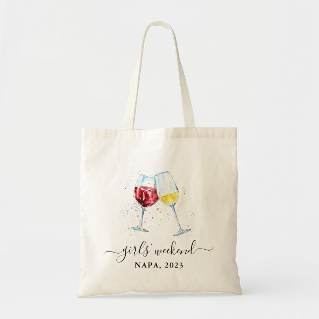 Bolsa Tote Sonoma Vineyard Winery Weekend Tote Bag (Frente)