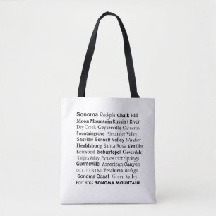 Bolsa Tote Sonoma Wine Country
