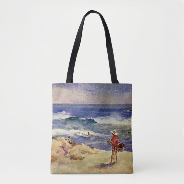 Bolsa Tote Sorolla - Garoto na Areia (Frente)