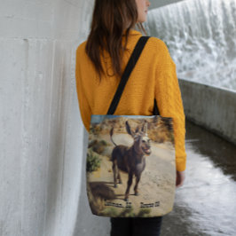 Bolsa Tote Sorriso de burro, Arizona de Oatman, Rota 66