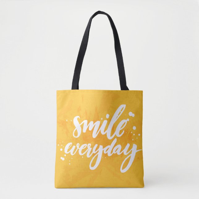 Bolsa Tote Sorriso diário (Frente)