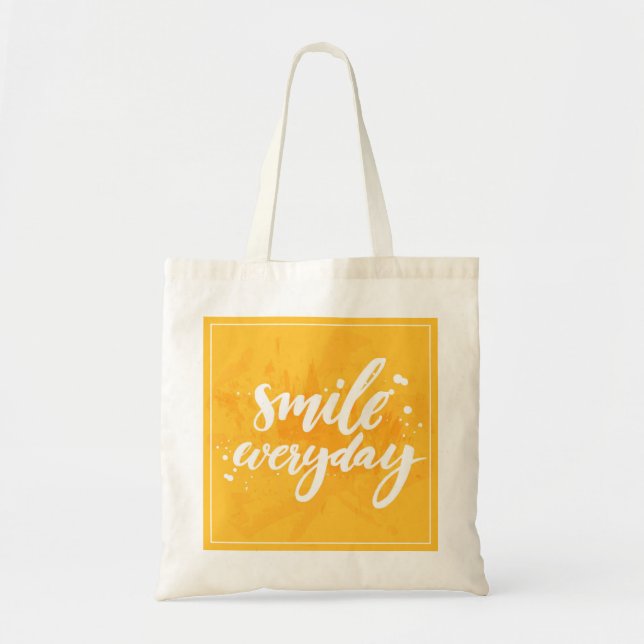 Bolsa Tote Sorriso diário (Frente)