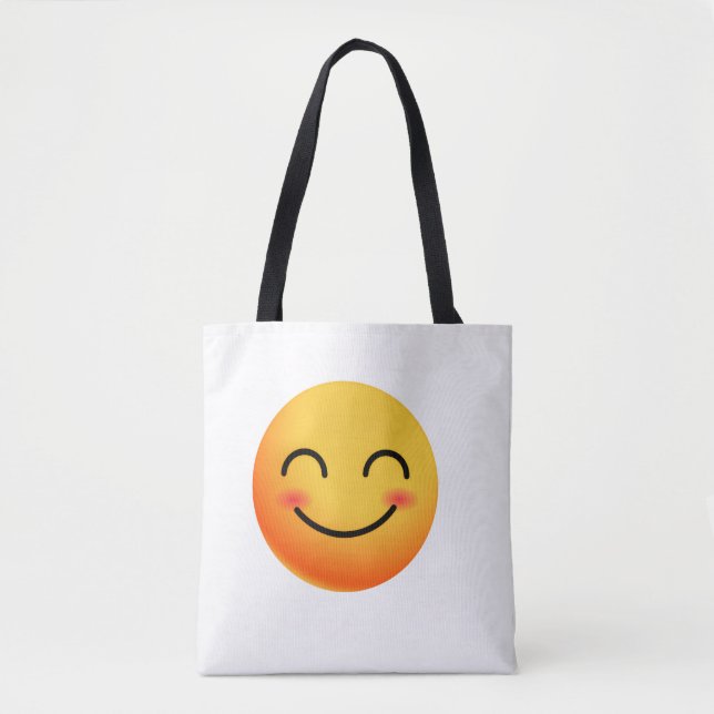 Bolsa Tote sorriso feliz (Frente)
