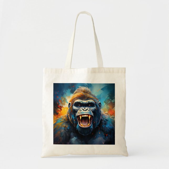 Bolsa Tote Sorriso Gorila (Frente)