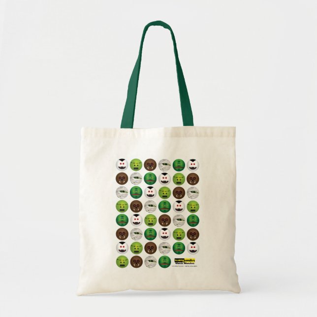 Bolsa Tote Sorrisos assustadores - monstro clássicos (Frente)
