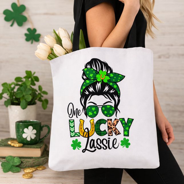 Bolsa Tote Sorte Garota St. Paddy's (Criador carregado)