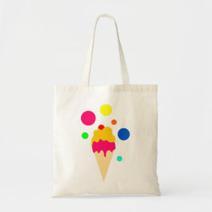 Bolsa Tote sorvete colorido