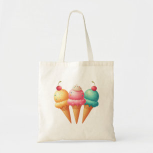 Bolsa Tote Sorvete Colorido