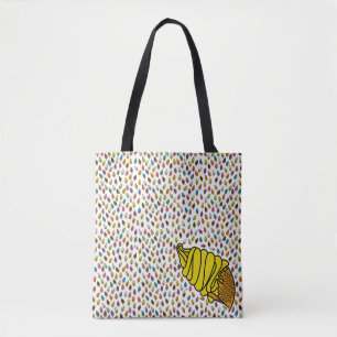 Bolsa Tote Sorvete Colorido de Mango Cone icecreamliciou S