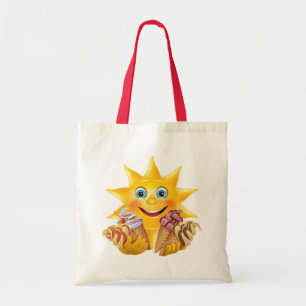 Bolsa Tote Sorvete e Sun feliz! SRF