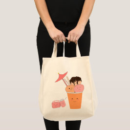 Bolsa Tote Sorvete Kawaii | Tote Bag