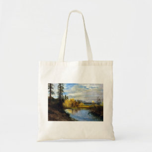 Bolsa Tote Sotaque Albert Bierstadt no lago Tahoe