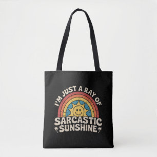 Bolsa Tote Sou apenas um raio de sarcasmo ensolarado Humor Sa