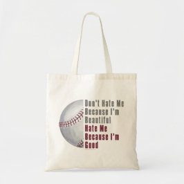 Bolsa Tote Sou Bonita, Sou Boa Beisebol