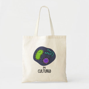 Bolsa Tote Sou Culturado Bactérias Cultivadas