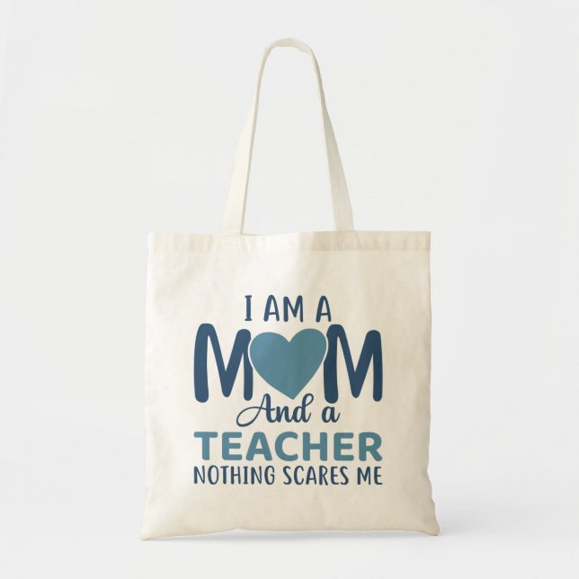 Bolsa Tote Sou Mãe E Professora (Frente)