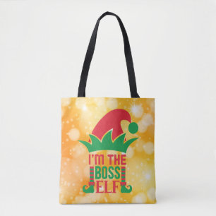 Bolsa Tote Sou o chefe Elf-16808