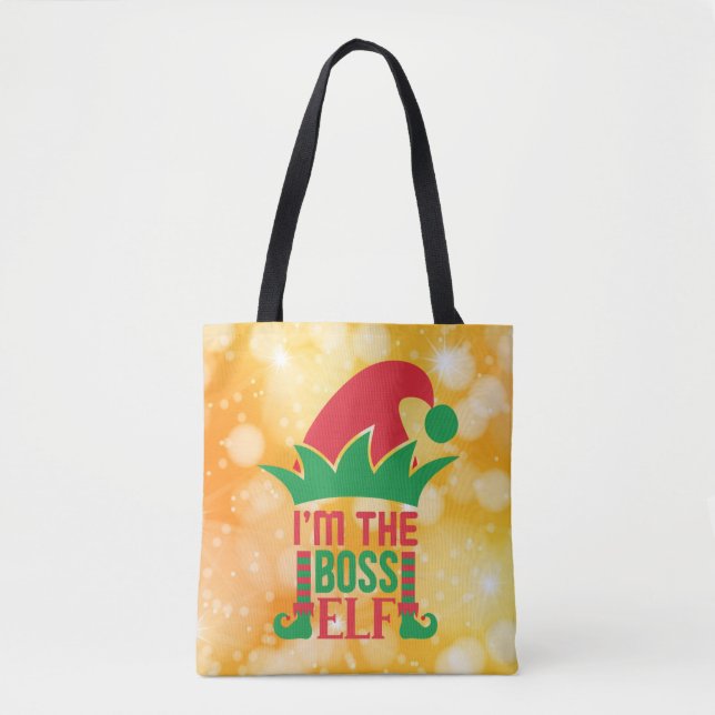 Bolsa Tote Sou o chefe Elf-16808 (Frente)