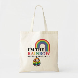 Bolsa Tote Sou o Rainbow Sheep da Família LGBTQ
