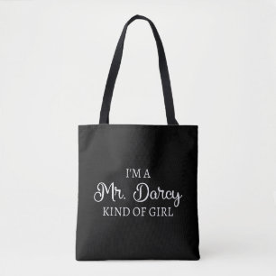 Bolsa Tote Sou o Sr. Darcy tipo de garota que sou