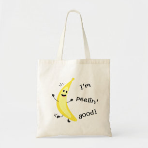 Bolsa Tote Sou Peelin' Good! - Arma de Fruta Engraçado