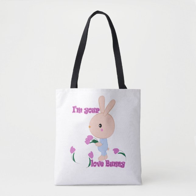 Bolsa Tote Sou seu coelhinho favorito (Frente)