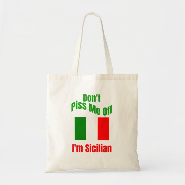 Bolsa Tote Sou siciliano (Frente)