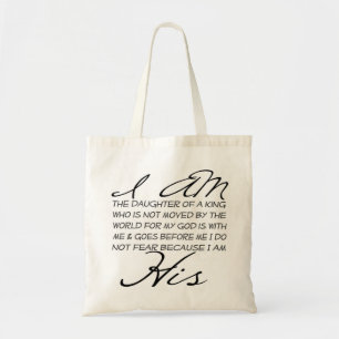 Bolsa Tote Sou Sua Inspiração Cristã