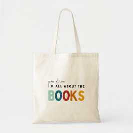 Bolsa Tote Sou todo sobre os livros