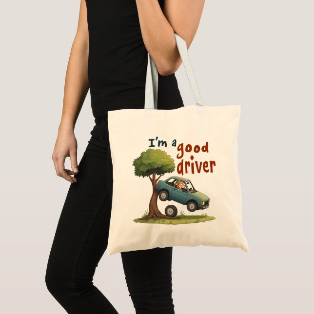 Bolsa Tote Sou um bom motorista. (Frente (produto))